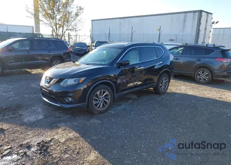 2016 Nissan Rogue Sl from USA, damaged, VIN 5N1AT2MVXGC754170